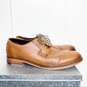 ben sherman distressed suede oxford